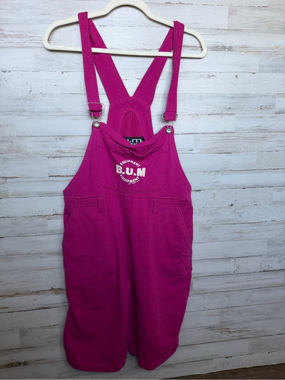 B.U.M Equipment women’s Pink Overalls One-Piece